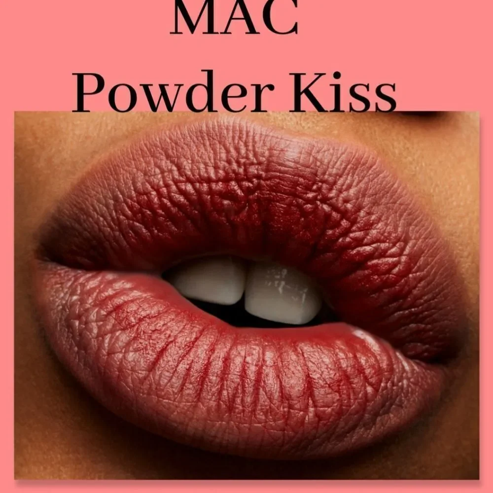 New MAC POWDER KISS LIPSTICK IN 316 Devoted To Chili